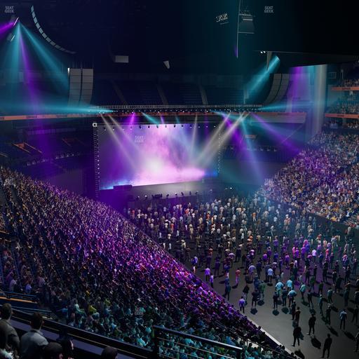 Bridgestone Arena - Section Suite Club 56 Seat View