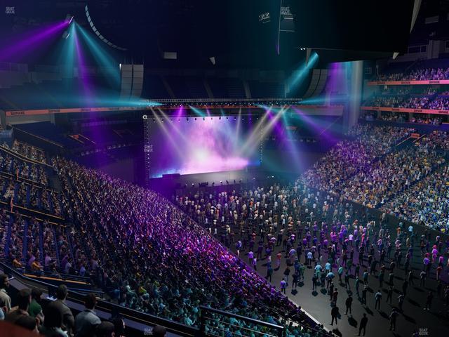 Bridgestone Arena - Section Suite Club 56 Seat View