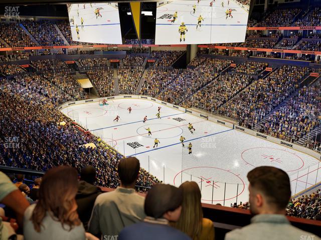 Bridgestone Arena - Section Suite Club 56 Seat View