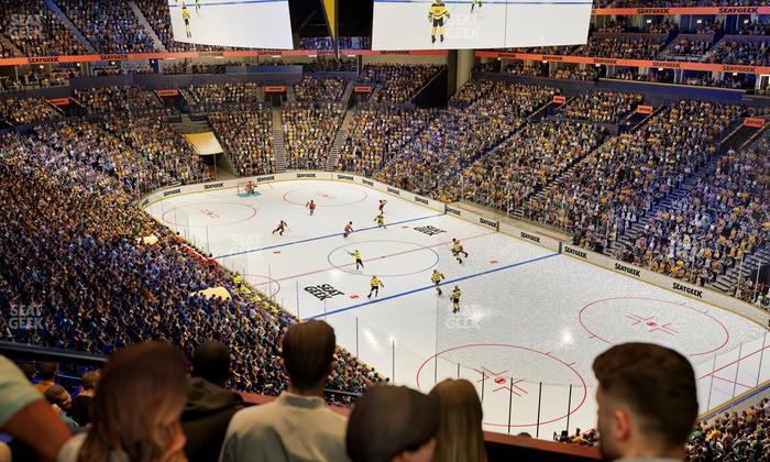 Bridgestone Arena - Section Suite Club 56 Seat View
