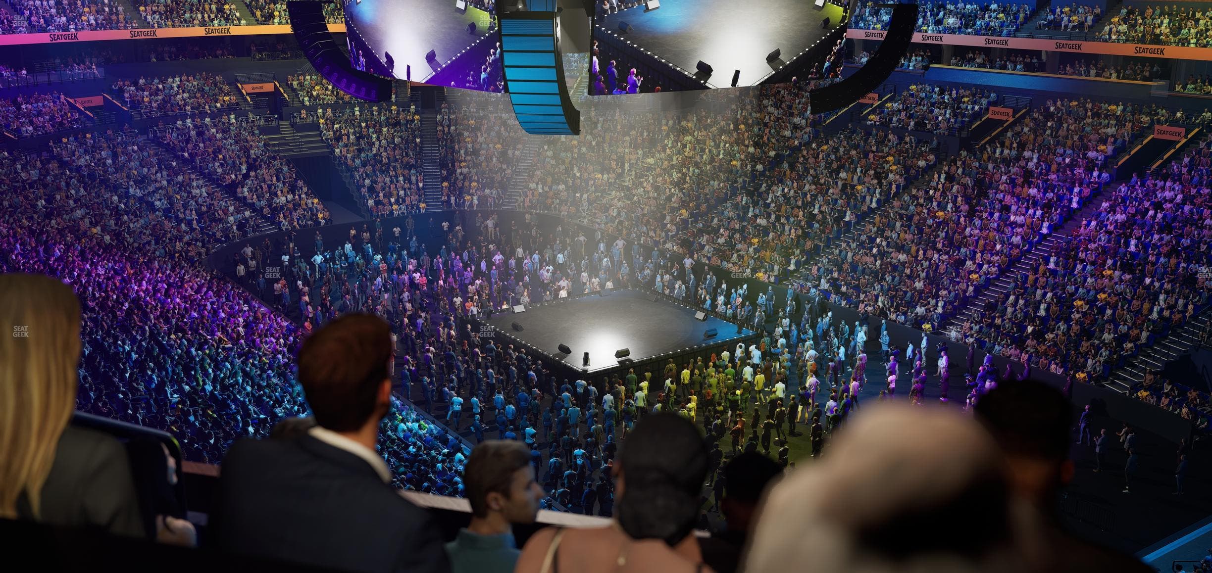 Bridgestone Arena - Section Suite Club 56 Seat View