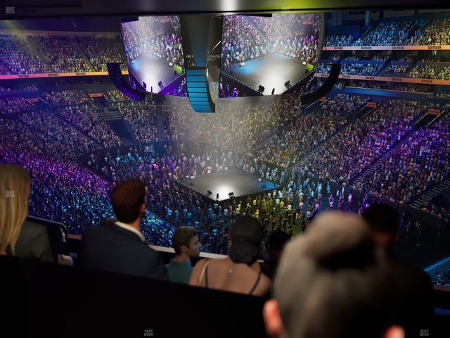 Bridgestone Arena - Section Suite Club 56 Seat View