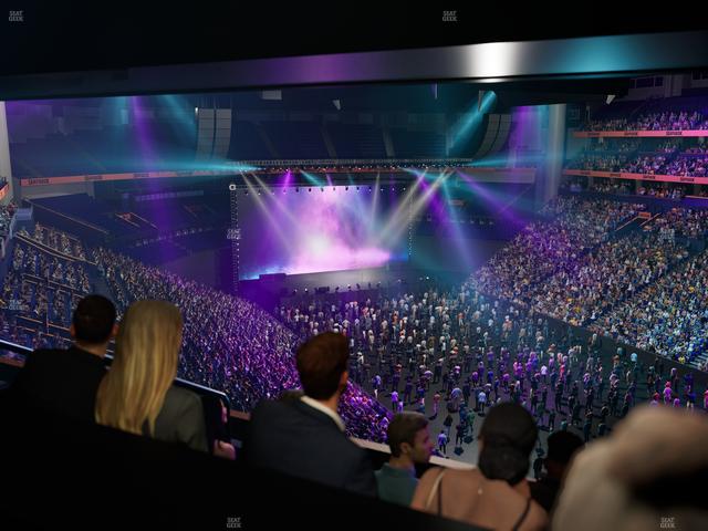 Bridgestone Arena - Section Suite Club 56 Seat View Bridgestone Arena - Section Suite Club 56 Seat View