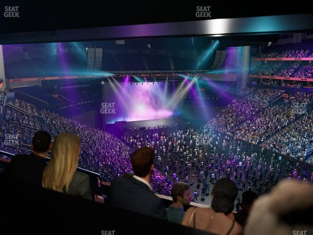 Bridgestone Arena - Section Suite Club 56 Seat View