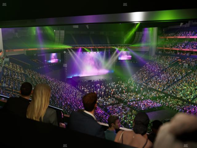 Bridgestone Arena - Section Suite Club 56 Seat View