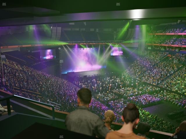 Bridgestone Arena - Section Suite Club 57 Seat View