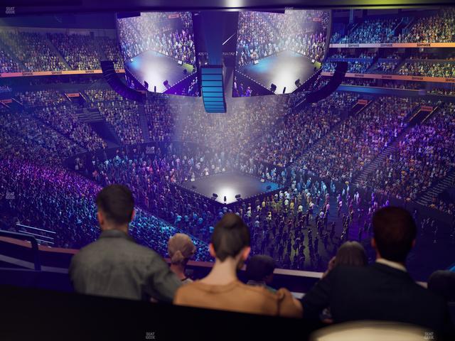 Bridgestone Arena - Section Suite Club 57 Seat View