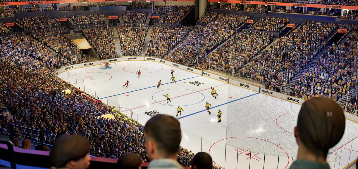 Bridgestone Arena - Section Suite Club 57 Seat View