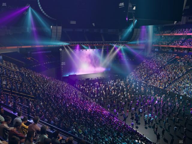 Bridgestone Arena - Section Suite Club 57 Seat View