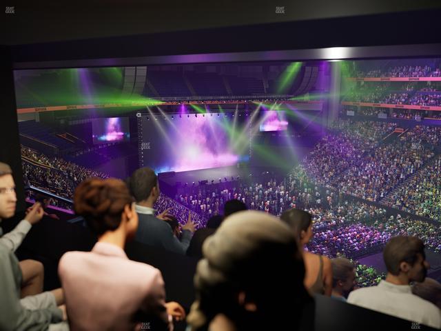 Bridgestone Arena - Section Suite Club 58 Seat View