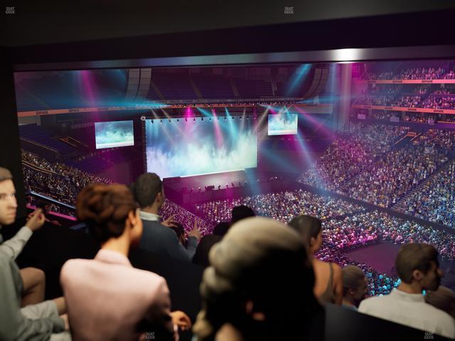 Bridgestone Arena - Section Suite Club 58 Seat View Bridgestone Arena - Section Suite Club 58 Seat View