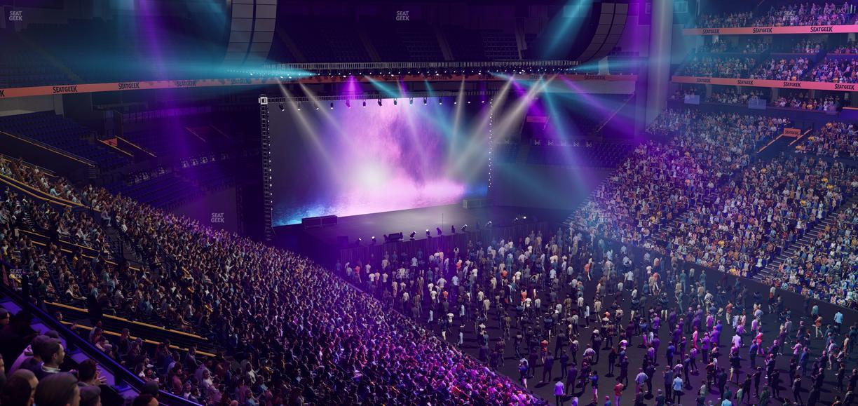 Bridgestone Arena - Section Suite Club 58 Seat View