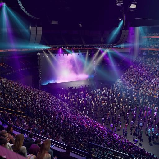 Bridgestone Arena - Section Suite Club 58 Seat View