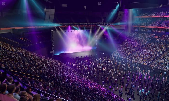 Bridgestone Arena - Section Suite Club 58 Seat View