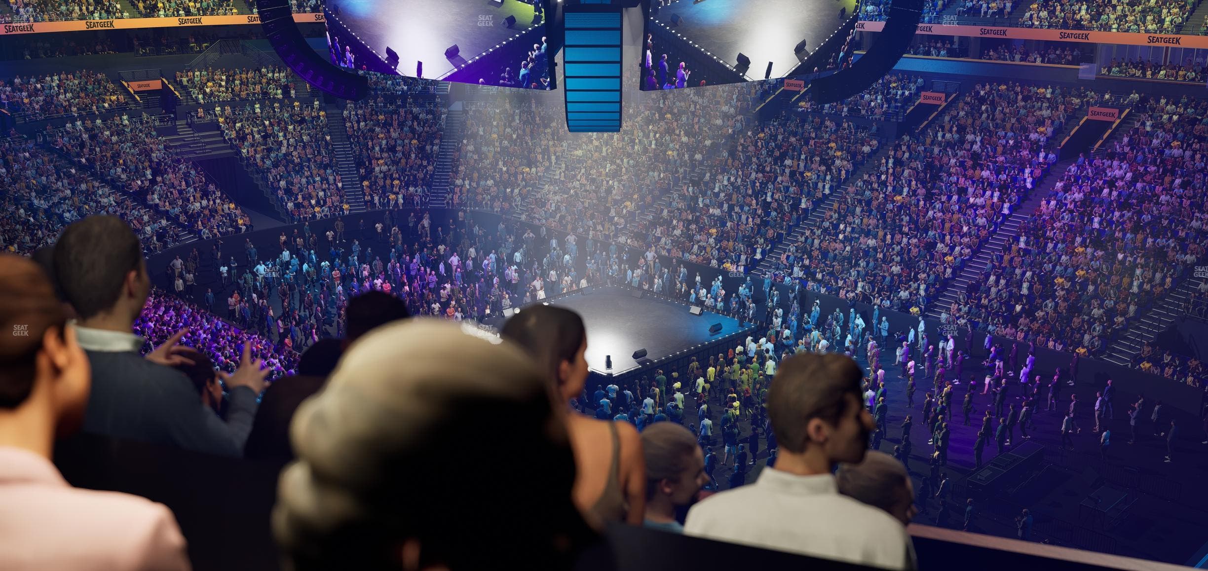 Bridgestone Arena - Section Suite Club 58 Seat View