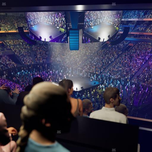 Bridgestone Arena - Section Suite Club 58 Seat View