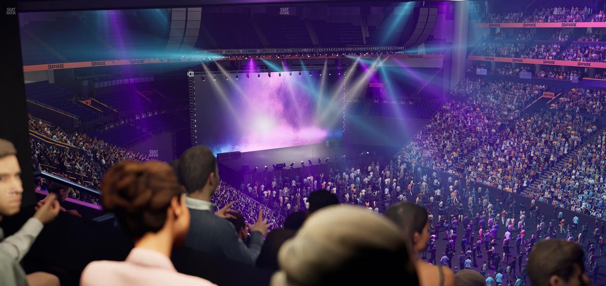 Bridgestone Arena - Section Suite Club 58 Seat View