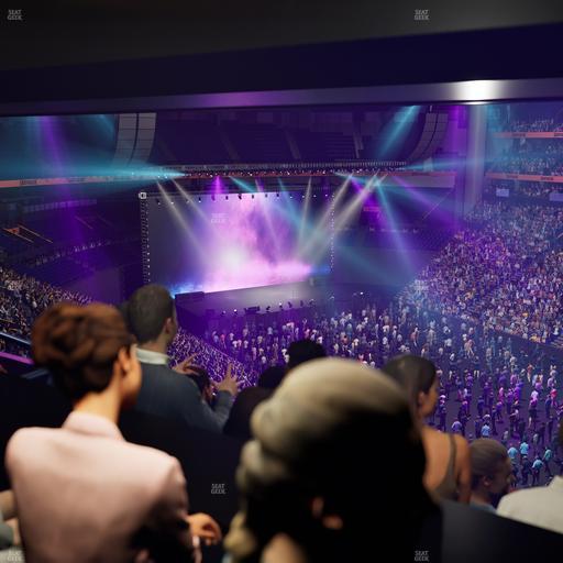 Bridgestone Arena - Section Suite Club 58 Seat View