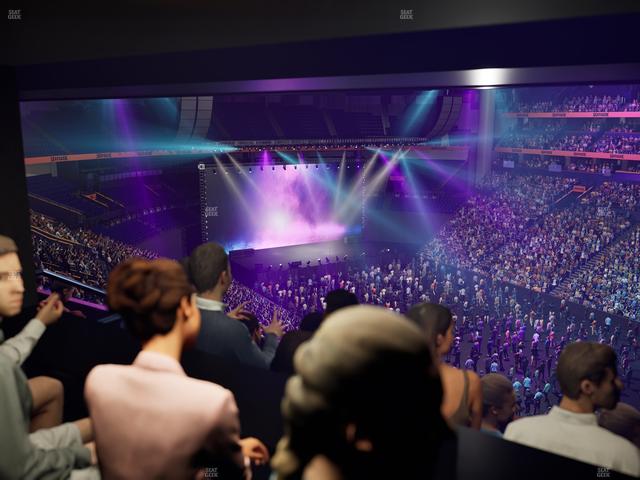 Bridgestone Arena - Section Suite Club 58 Seat View Bridgestone Arena - Section Suite Club 58 Seat View