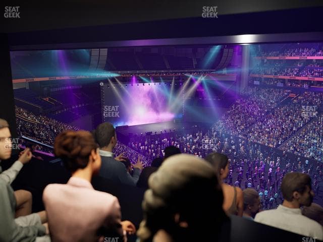 Bridgestone Arena - Section Suite Club 58 Seat View
