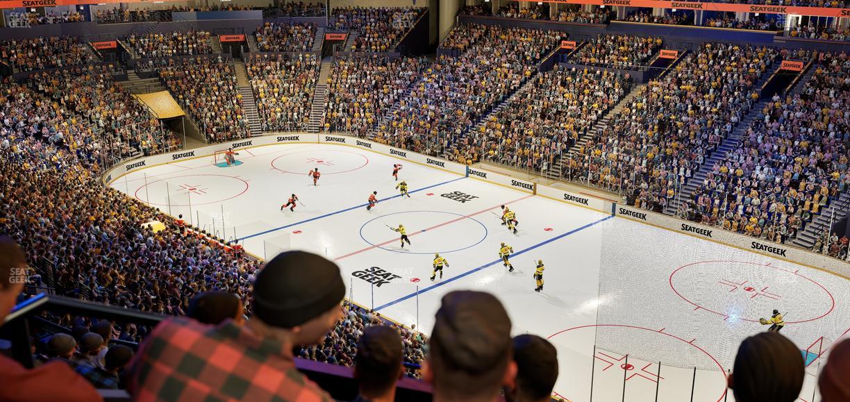 Bridgestone Arena - Section Suite Club 58 Seat View