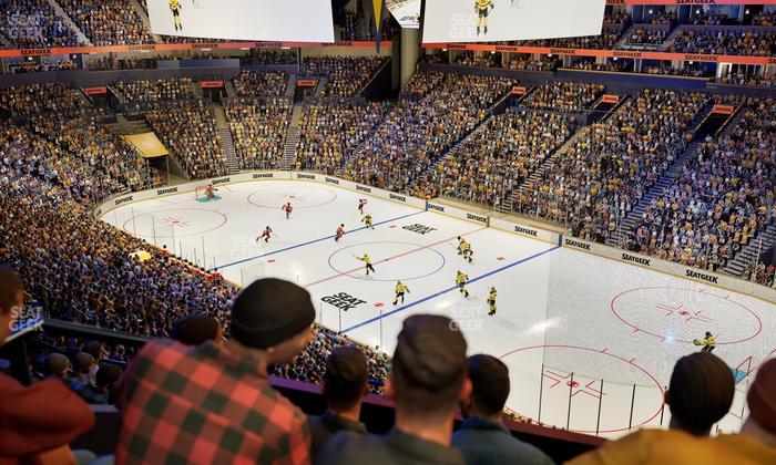 Bridgestone Arena - Section Suite Club 58 Seat View