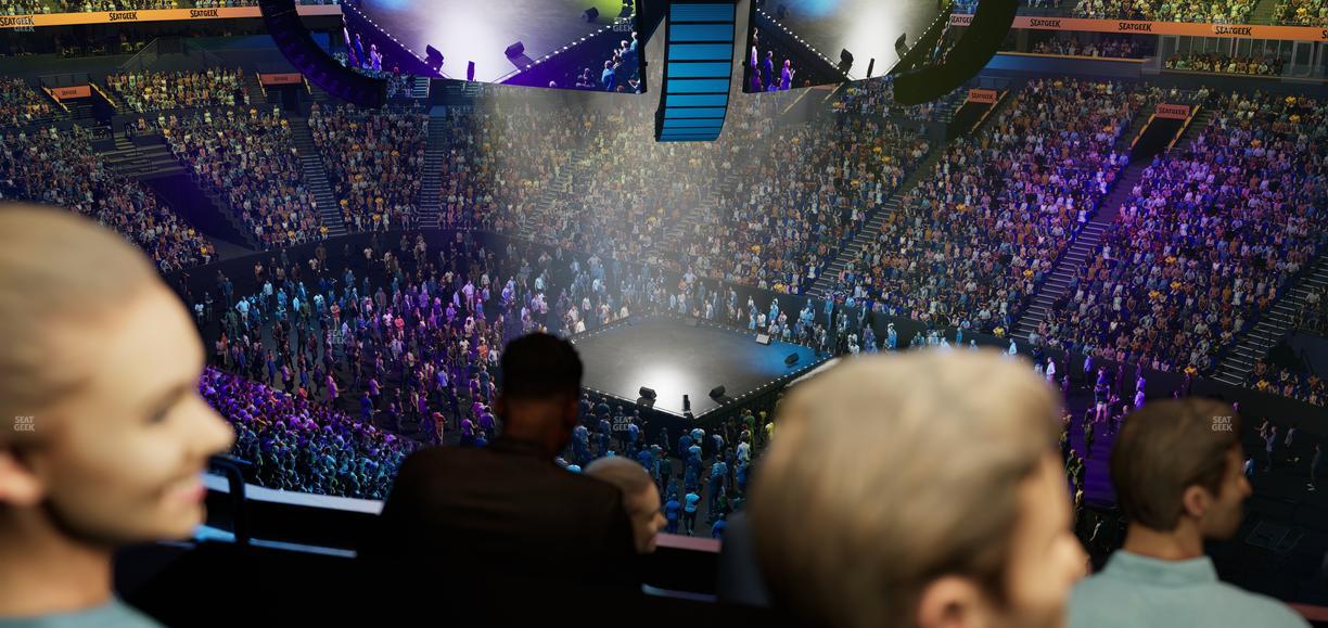 Bridgestone Arena - Section Suite Club 59 Seat View