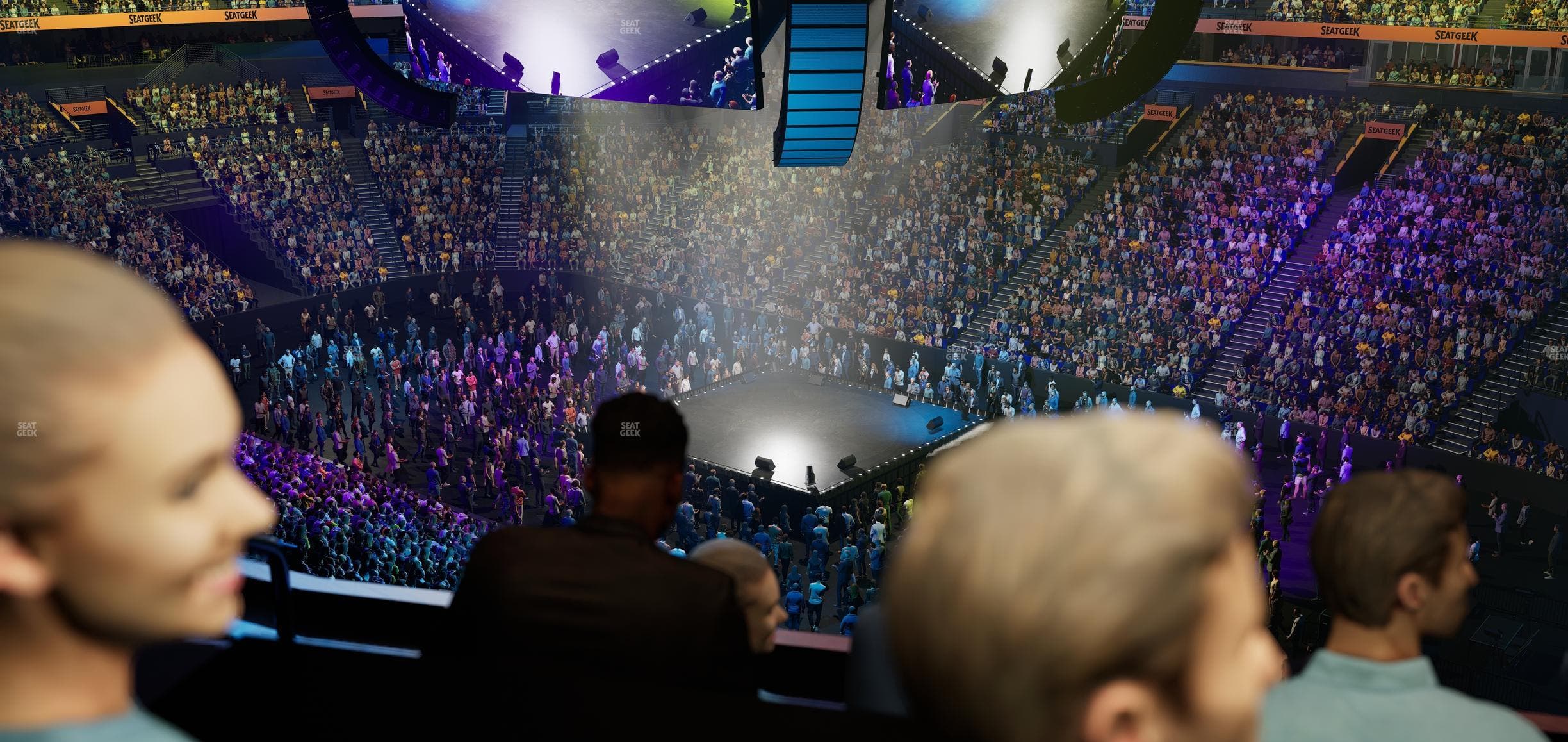 Bridgestone Arena - Section Suite Club 59 Seat View