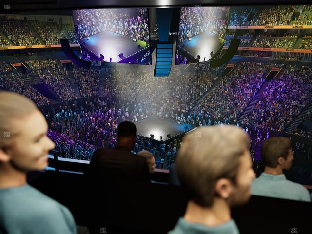 Bridgestone Arena - Section Suite Club 59 Seat View