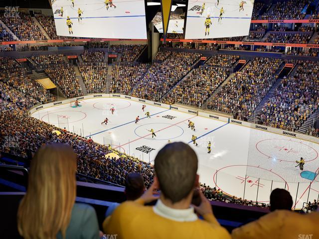 Bridgestone Arena - Section Suite Club 59 Seat View