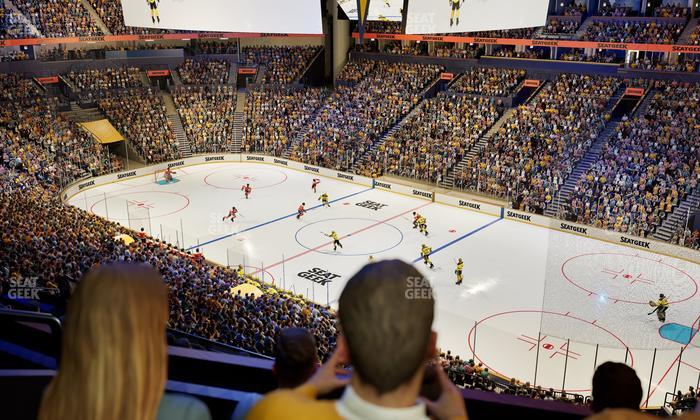 Bridgestone Arena - Section Suite Club 59 Seat View