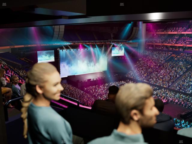 Bridgestone Arena - Section Suite Club 59 Seat View Bridgestone Arena - Section Suite Club 59 Seat View