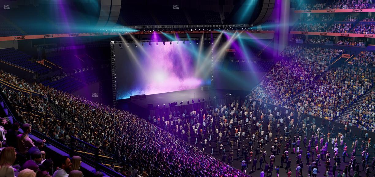 Bridgestone Arena - Section Suite Club 59 Seat View