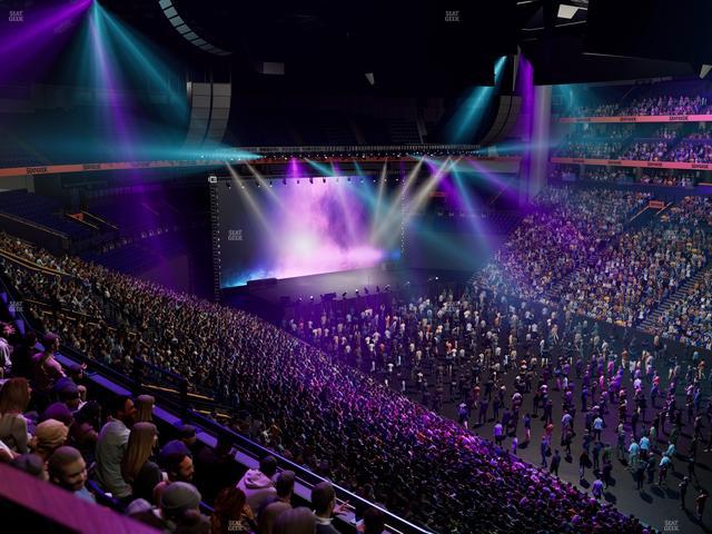 Bridgestone Arena - Section Suite Club 59 Seat View