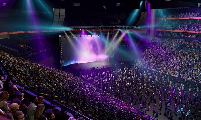 Bridgestone Arena - Section Suite Club 59 Seat View