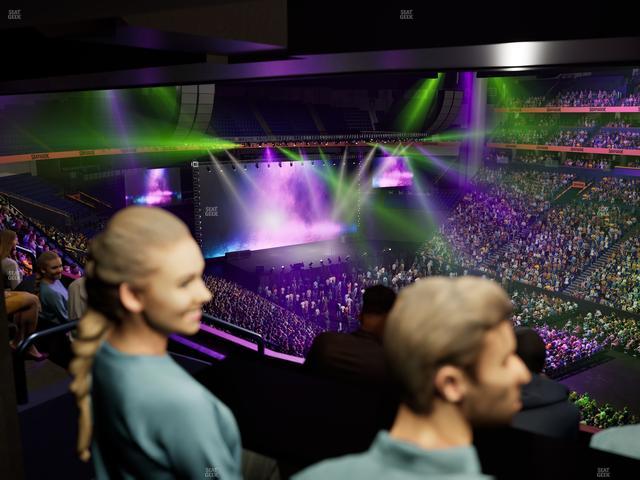 Bridgestone Arena - Section Suite Club 59 Seat View