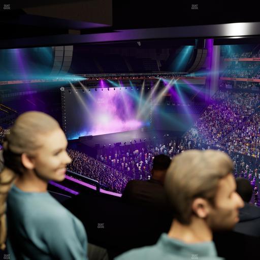 Bridgestone Arena - Section Suite Club 59 Seat View