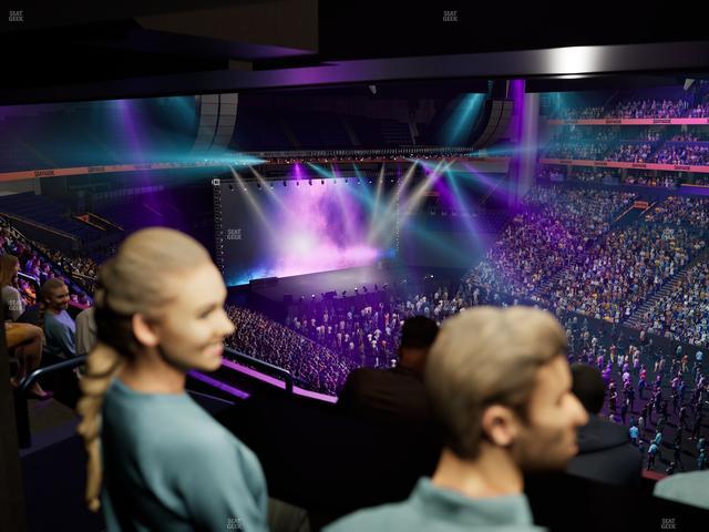 Bridgestone Arena - Section Suite Club 59 Seat View Bridgestone Arena - Section Suite Club 59 Seat View