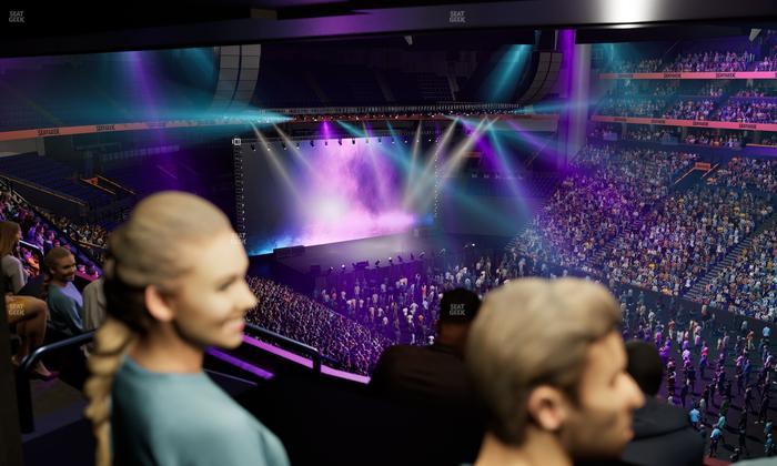 Bridgestone Arena - Section Suite Club 59 Seat View