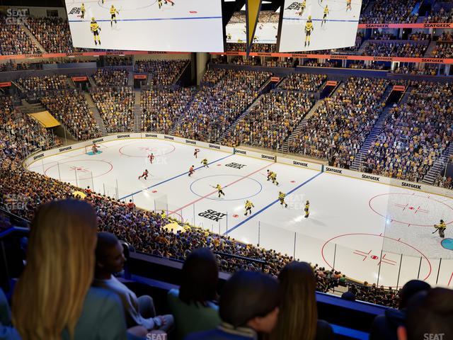 Bridgestone Arena - Section Suite Club 60 Seat View