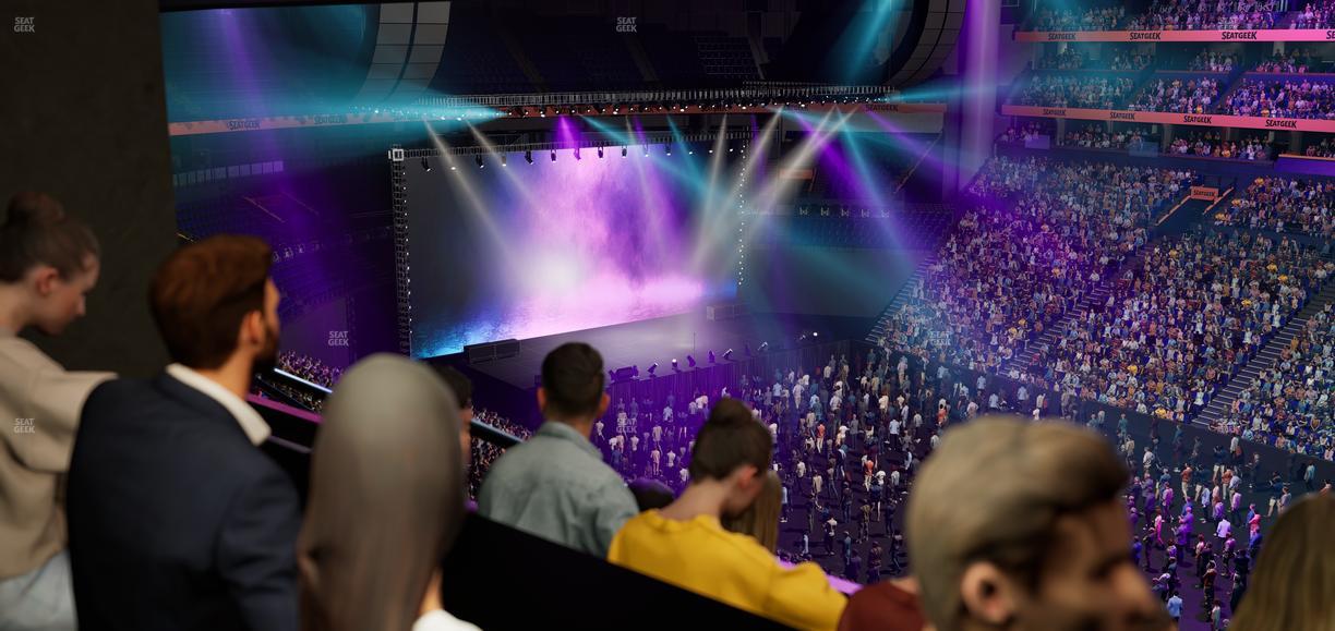 Bridgestone Arena - Section Suite Club 60 Seat View