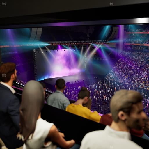 Bridgestone Arena - Section Suite Club 60 Seat View