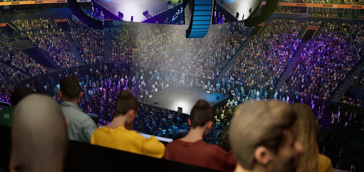 Bridgestone Arena - Section Suite Club 60 Seat View