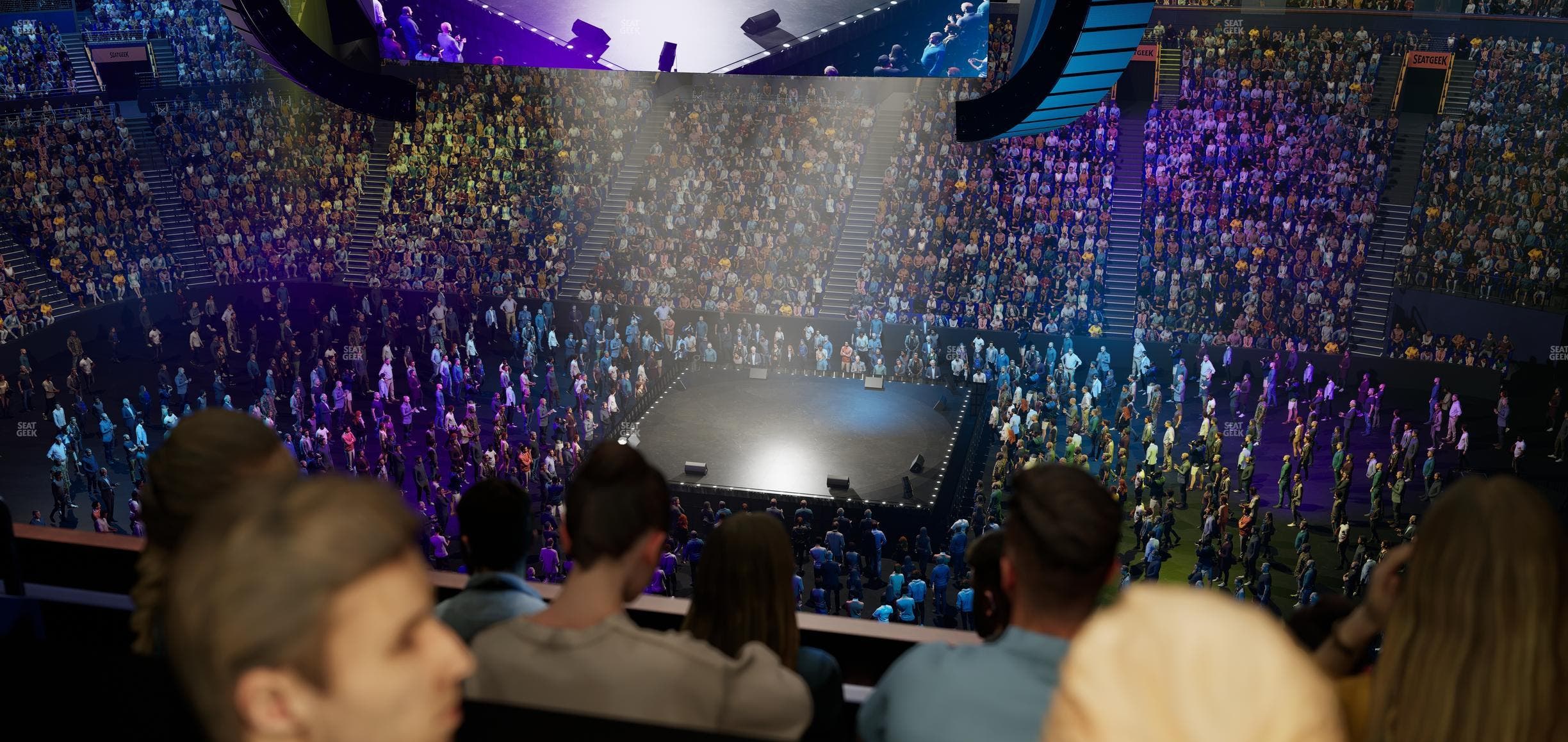 Bridgestone Arena - Section Suite Club 61 Seat View