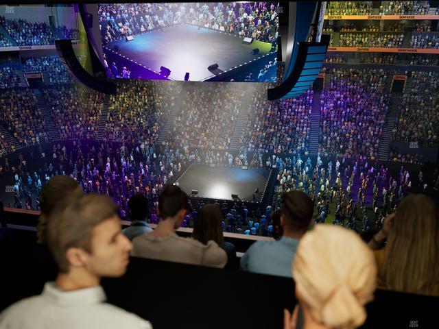 Bridgestone Arena - Section Suite Club 61 Seat View