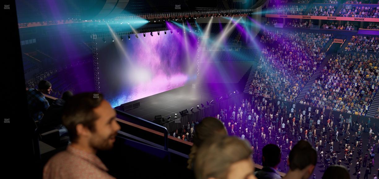 Bridgestone Arena - Section Suite Club 61 Seat View