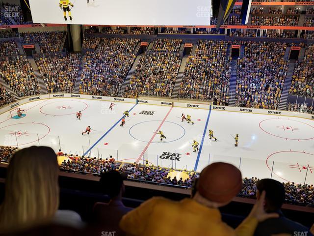 Bridgestone Arena - Section Suite Club 61 Seat View