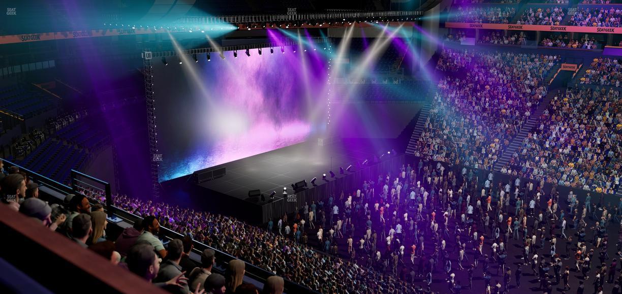 Bridgestone Arena - Section Suite Club 61 Seat View