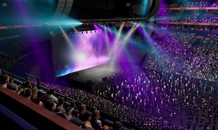 Bridgestone Arena - Section Suite Club 61 Seat View