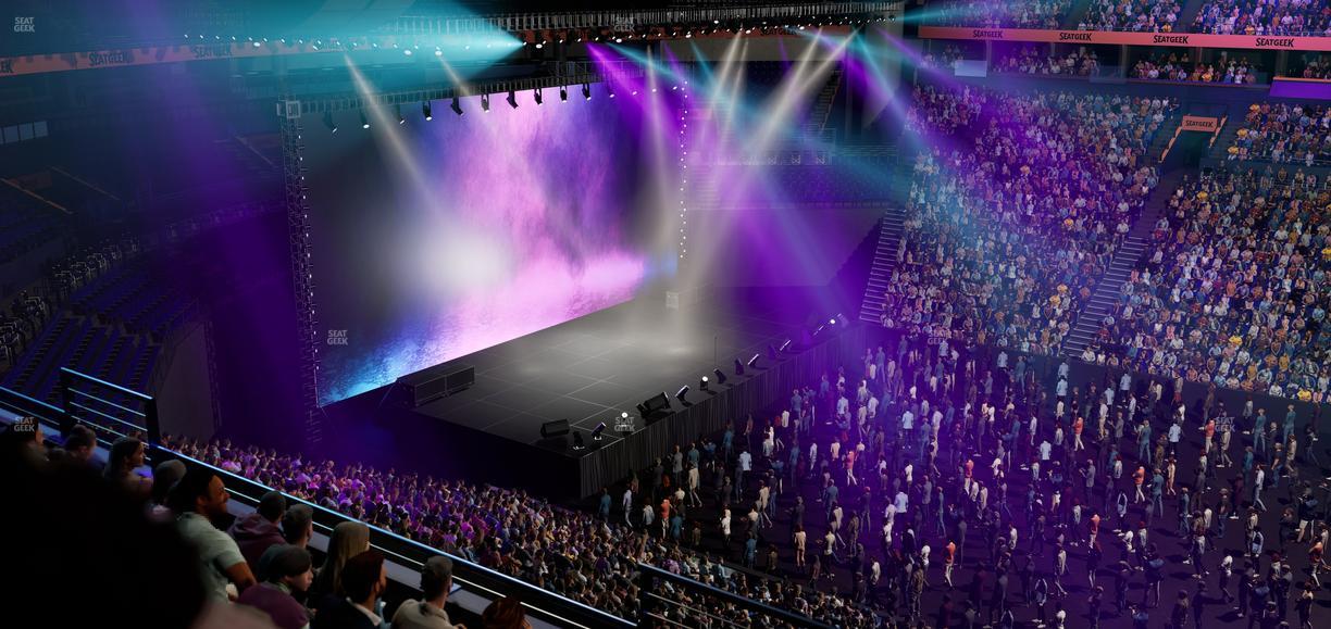 Bridgestone Arena - Section Suite Club 62 Seat View